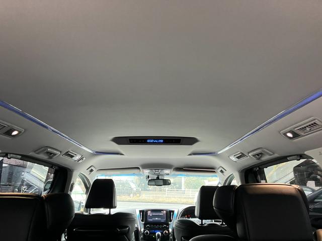 アルファード ２．５Ｓ　Ｃパッケージ　純正ディスプレイオーディオ　純正ＤＶＤデッキ　３眼ＬＥＤヘッドライト　シーケンシャルウインカー　革シート　前席シートエアコン　パワーバックドア　オートハイビーム　パワーシート（24枚目）