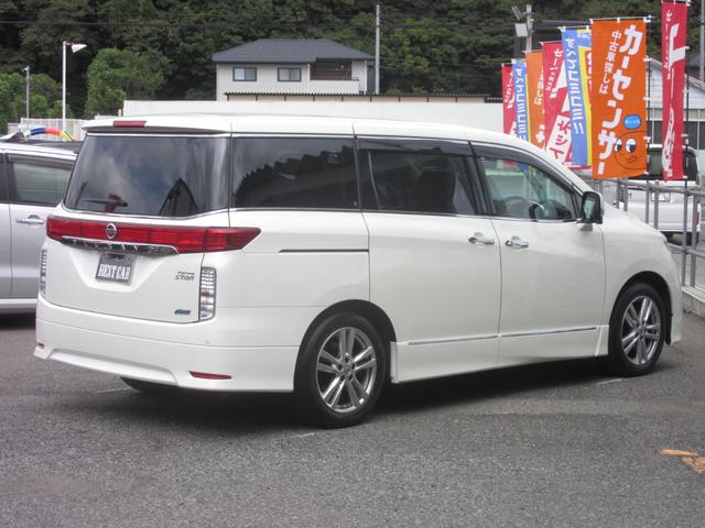 エルグランド 250ハイウェイスター 両側自動ドア 記録簿付1オーナー禁煙車 新品タイヤ4本付 DVD再生HDDナビフルセグTV CD約3000曲録音 アラウンドビュー ドラレコ インテリキー HIDライト+フォグ +-式6速AT(4枚目)
