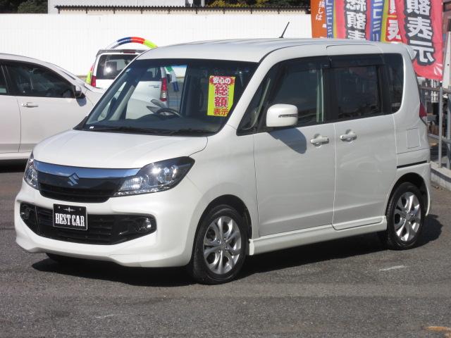 ソリオバンディット ＤＪＥ　レーダーブレーキサポートＩＩ装着車　両側自動ドア　禁煙車　衝突被害軽減ブレーキ　全国対応１年保証　ＤＶＤ再生ナビフルセグ　セレクトビューバックアイカメラ　前後ドラレコ　アイドリングストップエネチャージ（2枚目）