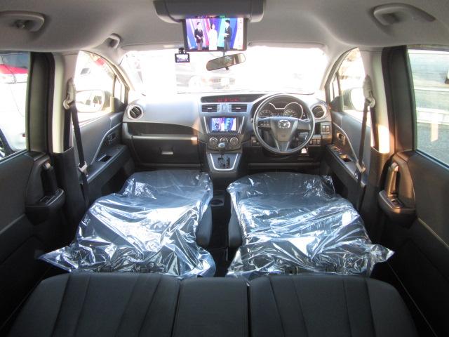 プレマシー 20C-スカイアクティブ リモコン自動ドア 禁煙車 前後ドラレコ DVD再生純正ナビフルセグTV CD5000曲録音 Bluetooth音楽再生 後席モニター バックカメラ LEDライト アイドルストップ 全国対応1年保証付(6枚目)