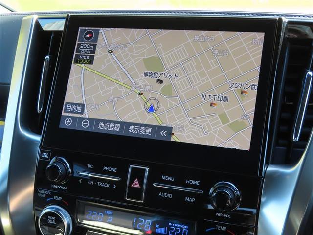 アルファード ２．５Ｓ　タイプゴールドＩＩ　ドライブレコーダ　ＬＥＤランプ　Ｂカメラ　スマートキ　ＡＣ１００Ｖ　フルセグＴＶ　盗難防止システム　ダブルエアコン　助手席エアバッグ　ＥＴＣ　ＤＶＤ　記録簿　オートクルーズ　３列シート　フルフラット（5枚目）