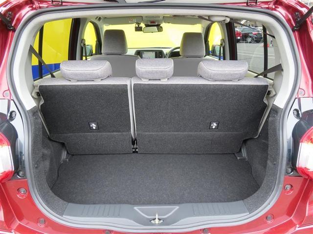 後部座席に座った場合でも、トランクはしっかりスペースを確保しています！みんなで旅行に出かけても、カバンやお土産もしっかり積めます。