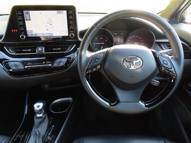 C-HR G モード ネロ セーフティプラスIII プリクラッシュセーフティ 盗難防止装置 LEDヘッドライト キーレス 半革 クルコン メモリーナビ ETC スマートキー ミュージックプレイヤー接続可 ナビ バックカメラ オートエアコン(2枚目)