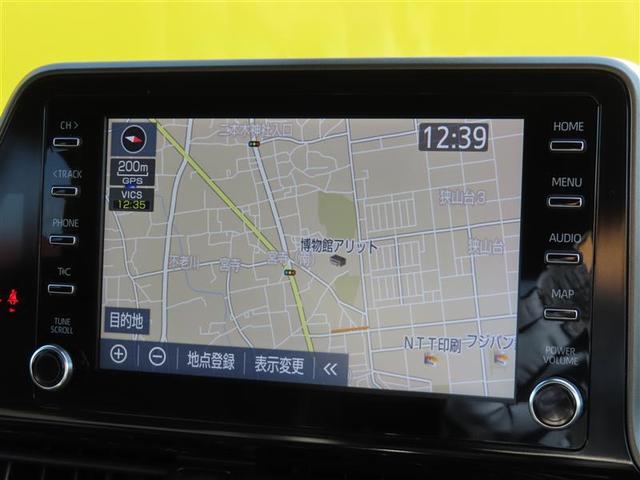 C-HR G モード ネロ セーフティプラスIII プリクラッシュセーフティ 盗難防止装置 LEDヘッドライト キーレス 半革 クルコン メモリーナビ ETC スマートキー ミュージックプレイヤー接続可 ナビ バックカメラ オートエアコン(4枚目)