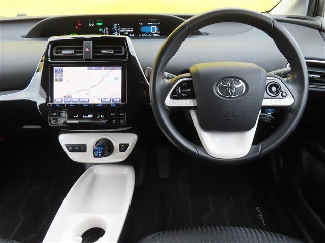プリウス Ａ　ＡＣ１００Ｖ　衝突軽減ブレーキシステム　Ｂモニタ　ＬＥＤヘッド　クルーズコントロール　セキュリティー　スマートキー　パワーステアリング　Ｉストップ　ドライブレコーダー　ＥＴＣ　アルミホイル　ＳＲＳ（2枚目）