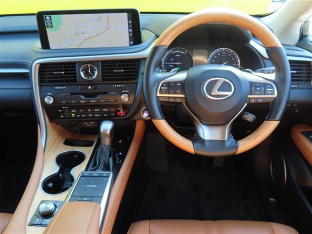 ＲＸ ＲＸ４５０ｈＬ　インテリキー　バックモニター　クルーズコントロール　メモリナビ　３列シート　キーレスエントリー　横滑り防止装置　ミュージックプレイヤー接続可　ＡＷＤ　Ｐシート　ムーンルーフ　ＬＥＤヘッド　本革シート（2枚目）