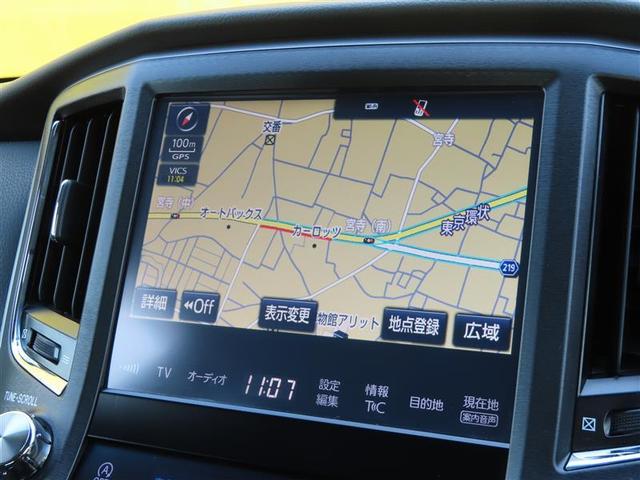 クラウン アスリートＳ－Ｔ　Ｂモニター　フルセグ地デジＴＶ　オートクルーズ　オートエアコン　パワーシート　ＴＶナビ　ＬＥＤライト　ＥＴＣ付　パワステ　ＡＢＳ　ドラレコ　ミュージックプレイヤー接続可　キーレス　アルミ　ＤＶＤ（3枚目）