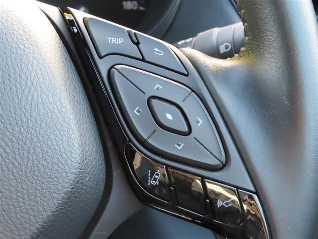 C-HR G モード ネロ セーフティプラスIII プリクラッシュセーフティ 盗難防止装置 LEDヘッドライト キーレス 半革 クルコン メモリーナビ ETC スマートキー ミュージックプレイヤー接続可 バックカメラ フルセグTV オートエアコン(7枚目)