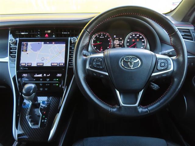 ハリアー プログレス　ＬＥＤヘッドライト　Ｂカメラ　地デジ　エアバッグ　ＤＶＤ　アルミホイール　横滑り防止装置　クルコン　ハーフレザーシート　アイドリングストップ　ＡＢＳ　ＥＴＣ　ドラレコ　ミュージックプレイヤー接続可（2枚目）