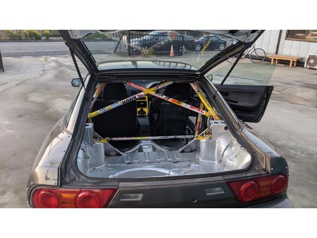 車高調 デフ ワイドフェンダー ロールバー デュアルマフラー 純正エアロ デフィブースト計 強化クラッチ スタンスマジック18インチ S14タービン(30枚目)