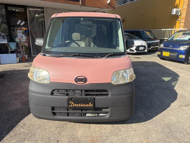 タント Ｘ　タントＸ　１８５００キロ　クラッシックピンクオールペイント　バンパー、ミラー、ラプター塗装　ブロックタイヤ　パワースライドドア　　スマートキー　ＥＴＣ（2枚目）