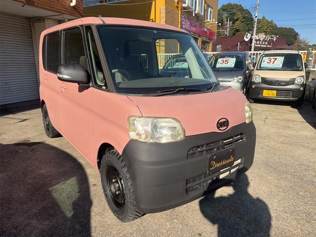 タント Ｘ　タントＸ　１８５００キロ　クラッシックピンクオールペイント　バンパー、ミラー、ラプター塗装　ブロックタイヤ　パワースライドドア　　スマートキー　ＥＴＣ（6枚目）