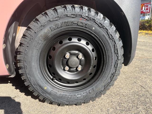 タント Ｘ　タントＸ　１８５００キロ　クラッシックピンクオールペイント　バンパー、ミラー、ラプター塗装　ブロックタイヤ　パワースライドドア　　スマートキー　ＥＴＣ（19枚目）