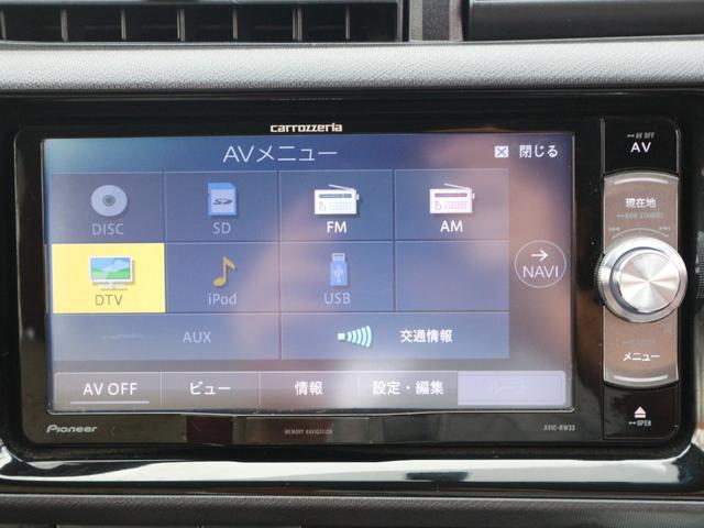 アクア Ｓ　社外メモリナビ　ＣＤ　ＤＶＤ　フルセグＴＶ　ＥＴＣ　バックカメラ　オートライト　電動格納ミラー　プッシュスタート　スマートキー　ドアバイザー（15枚目）