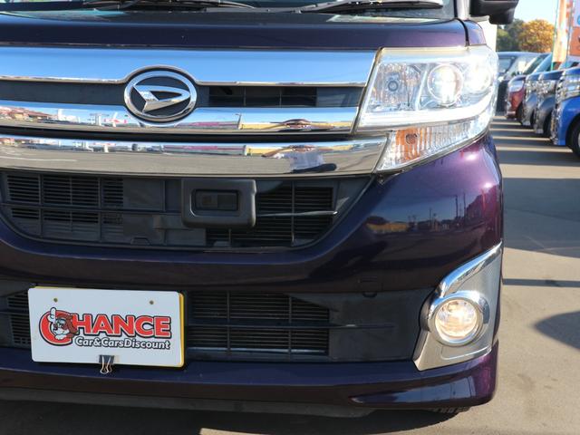 タント カスタムX SA 社外メモリーナビ CD バックカメラ 衝突被害軽減ブレーキ 左側パワースライドドア アイドリングストップ スマートキー プッシュスタート LEDヘッドライト オートライト フォグ 純正14インチアルミ(45枚目)