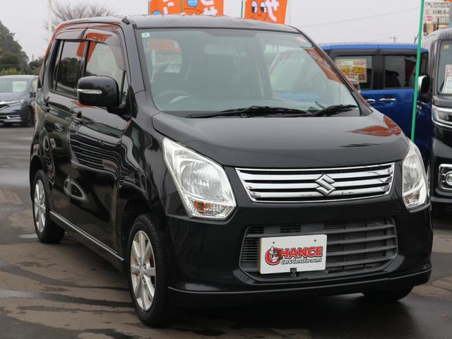 ワゴンＲ ＦＸリミテッド　ＣＤ　アイドリングストップ　スマートキー　プッシュスタート　オートエアコン　電動格納ミラー　純正１４インチアルミ（7枚目）