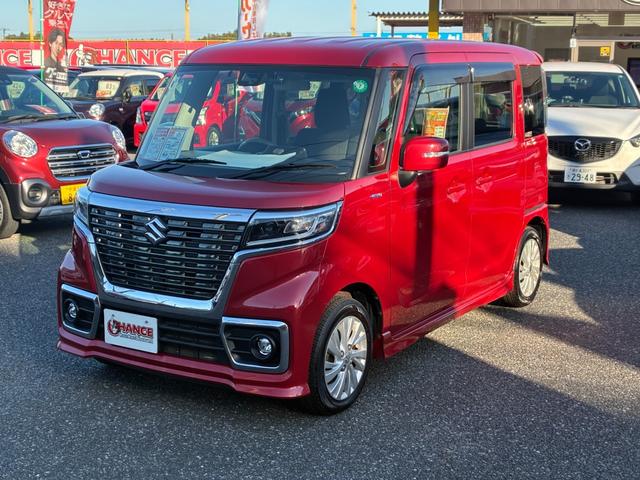 スペーシアカスタム ハイブリッドＧＳ　ＥＴＣ　スマートキー　アイドリングストップ　両側スライド左電動スライドドア　ＬＥＤヘッドランプ　純正メモリーナビ　Ｂｌｕｅｔｏｏｔｈ接続　ドライブレコーダー（4枚目）