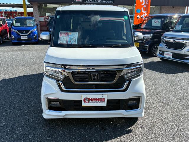 N-BOXカスタム Lターボ ETC スマートキー アイドリングストップ 両側パワースライドドア LEDヘッドランプ シートヒーター 純正メモリーナビ Bluetooth接続 全周囲カメラ バックカメラ ドライブレコーダー(5枚目)