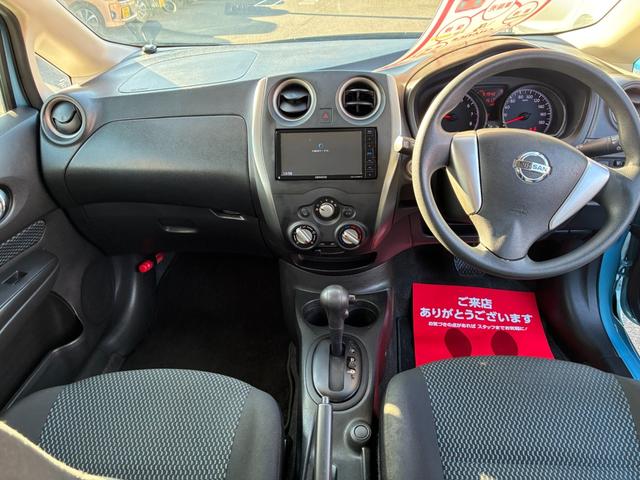 ノート Ｘ　スマートキー　レーンアシスト　電動格納ミラー　社外メモリーナビ　ＣＤ　ＤＶＤ　Ｂｌｕｅｔｏｏｔｈ接続　バックカメラ　フルセグテレビ　横滑り防止装置（16枚目）