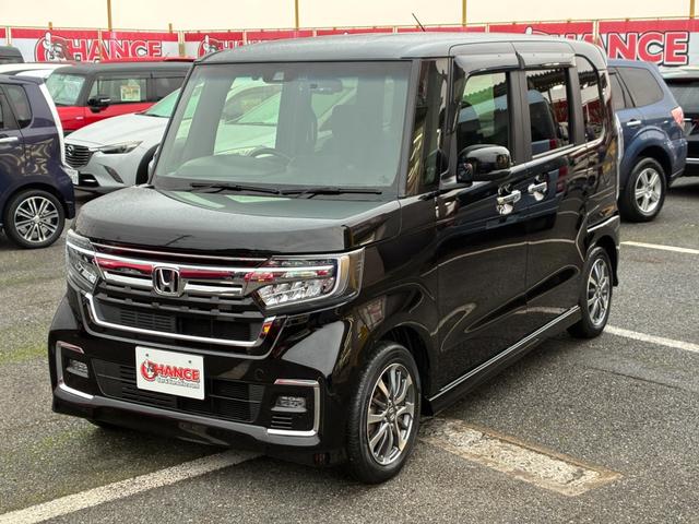 Ｎ－ＢＯＸカスタム Ｌ　ＥＴＣ　スマートキー　アイドリングストップ　レーンアシスト　オートライト　片側パワースライドドア　シートヒーター　ＣＤ　ＤＶＤ再生　Ｂｌｕｅｔｏｏｔｈ接続　バックカメラ（4枚目）