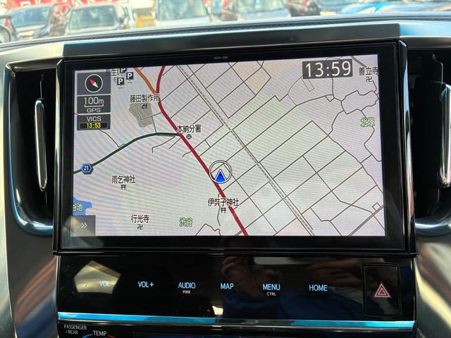 アルファード 2.5S ETC スマートキー 両側パワースライドドア LEDヘッドランプ オートライト 電動格納ミラー 純正SDナビ DVD再生 Bluetooth接続 バックカメラ 後席モニター(22枚目)