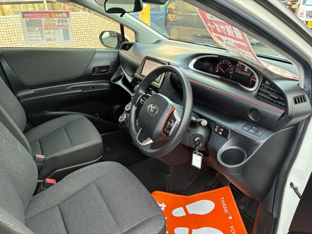 シエンタ ファンベースX ETC キーレスエントリー レーンアシスト 両側スライド左電動スライドドア 電動格納ミラー 社外SDナビ CD Bluetooth接続 バックカメラ(12枚目)