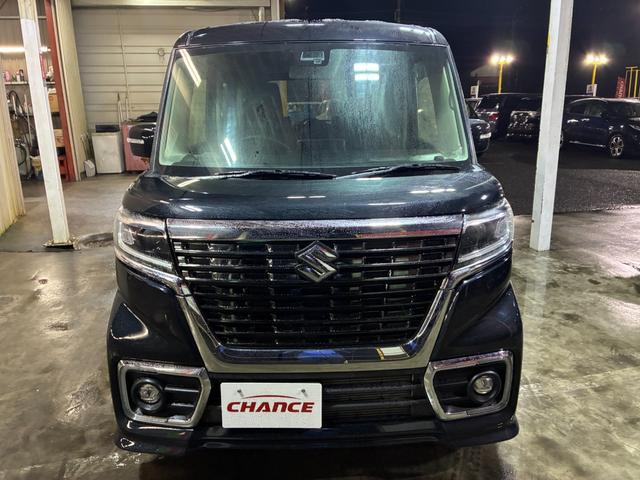 スペーシアカスタム ハイブリッドＸＳ　スマートキー　アイドリングストップ　ＬＥＤヘッドランプ　電動格納ミラー　シートヒーター　社外メモリーナビ　ＣＤ　ＤＶＤ再生　Ｂｌｕｅｔｏｏｔｈ接続　バックカメラ（5枚目）