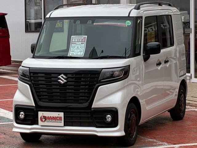 スペーシアベース ＸＦ　社外メモリーナビ　フルセグＴＶ　ＣＤ　ＤＶＤ　Ｂｌｕｅｔｏｏｔｈ　バックカメラ　シートヒーター　デュアルカメラブレーキサポート　クルーズコントロール　ＥＴＣ　障害物センサー　右側パワースライドドア（4枚目）