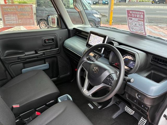 スペーシアベース ＸＦ　社外メモリーナビ　フルセグＴＶ　ＣＤ　ＤＶＤ　Ｂｌｕｅｔｏｏｔｈ　バックカメラ　シートヒーター　デュアルカメラブレーキサポート　クルーズコントロール　ＥＴＣ　障害物センサー　右側パワースライドドア（8枚目）