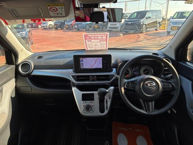 キャスト アクティバX SAII 社外SDナビ CD DVD フルセグTV Bluetooth バックカメラ ETC 衝突軽減ブレーキ 横滑り防止ブレーキ アイドリングストップ オートライト LEDヘッドライト ベンチシート ステリモ(10枚目)