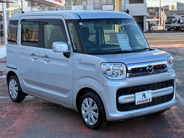 フレアワゴン ハイブリッドXS 社外オーディオ CD 衝突軽減ブレーキ 横滑り防止ブレーキ レーンキープ クリアランスソナー アイドリングストップ 両側パワースライドドア 運転席シートヒーター ベンチシート クルーズコントロール(6枚目)