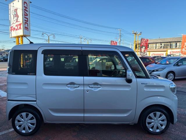 フレアワゴン ハイブリッドXS 社外オーディオ CD 衝突軽減ブレーキ 横滑り防止ブレーキ レーンキープ クリアランスソナー アイドリングストップ 両側パワースライドドア 運転席シートヒーター ベンチシート クルーズコントロール(7枚目)