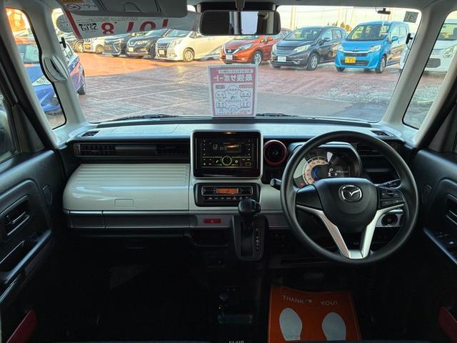 フレアワゴン ハイブリッドXS 社外オーディオ CD 衝突軽減ブレーキ 横滑り防止ブレーキ レーンキープ クリアランスソナー アイドリングストップ 両側パワースライドドア 運転席シートヒーター ベンチシート クルーズコントロール(10枚目)