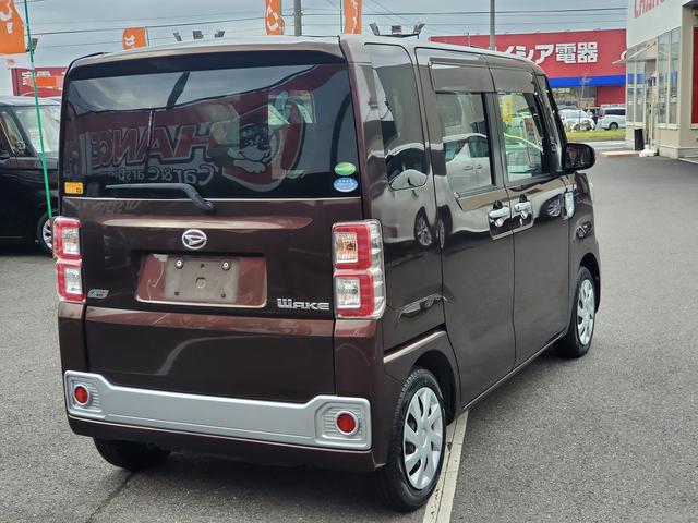 ウェイク Ｌ　ＳＡ　ＳＤナビ　ＣＤ　ＤＶＤ　Ｂｌｕｅｔｏｏｔｈ　ＥＴＣ　左パワースライドドア　アイドリングストップ　ＬＥＤライト　スマートキー　衝突軽減ブレーキ　オートライト（7枚目）