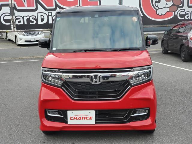 Ｎ－ＢＯＸカスタム Ｇ・ＥＸホンダセンシング　ＳＤナビ　ＣＤ　ＤＶＤ　Ｂｌｕｅｔｏｏｔｈ　フルセグＴＶ　ＥＴＣ　センシング　レーンアシスト　ステリモ　クルーズコントロール　スマートキー　バックカメラ　１４インチ純正アルミ　両側パワースライドドア（5枚目）