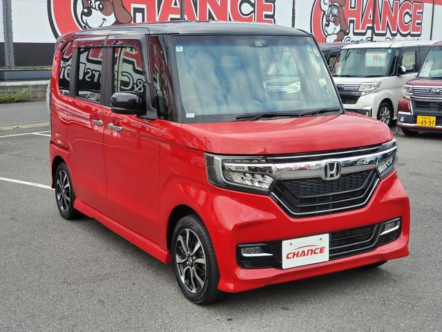 Ｎ－ＢＯＸカスタム Ｇ・ＥＸホンダセンシング　ＳＤナビ　ＣＤ　ＤＶＤ　Ｂｌｕｅｔｏｏｔｈ　フルセグＴＶ　ＥＴＣ　センシング　レーンアシスト　ステリモ　クルーズコントロール　スマートキー　バックカメラ　１４インチ純正アルミ　両側パワースライドドア（6枚目）