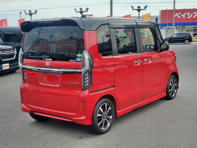 Ｎ－ＢＯＸカスタム Ｇ・ＥＸホンダセンシング　ＳＤナビ　ＣＤ　ＤＶＤ　Ｂｌｕｅｔｏｏｔｈ　フルセグＴＶ　ＥＴＣ　センシング　レーンアシスト　ステリモ　クルーズコントロール　スマートキー　バックカメラ　１４インチ純正アルミ　両側パワースライドドア（7枚目）