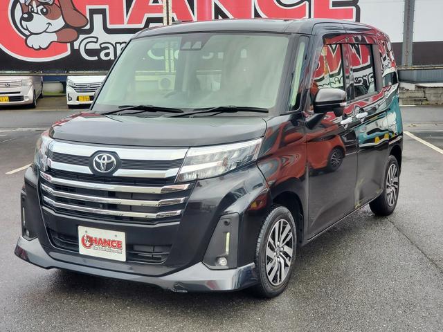 ルーミー カスタムG スマートアシスト 両側パワースライドドア ディスプレイオーディオ Bluetooth パノラミックビューモニター LEDライト フルセグTV シートヒーター クルーズコントロール 14インチアルミ(3枚目)