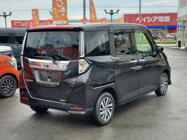 ルーミー カスタムG スマートアシスト 両側パワースライドドア ディスプレイオーディオ Bluetooth パノラミックビューモニター LEDライト フルセグTV シートヒーター クルーズコントロール 14インチアルミ(7枚目)