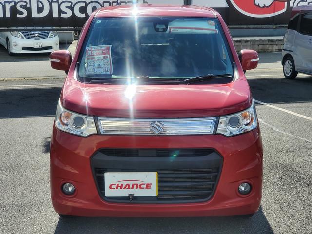 ワゴンＲスティングレー Ｘ　社外ナビ　ＣＤ　ＤＶＤ　Ｂｌｕｅｔｏｏｔｈ　バックモニター　スマートキー　プッシュスタート　レーダーブレーキサポート　アイドリングストップ　ＨＩＤライト　１４インチ純正アルミ（5枚目）