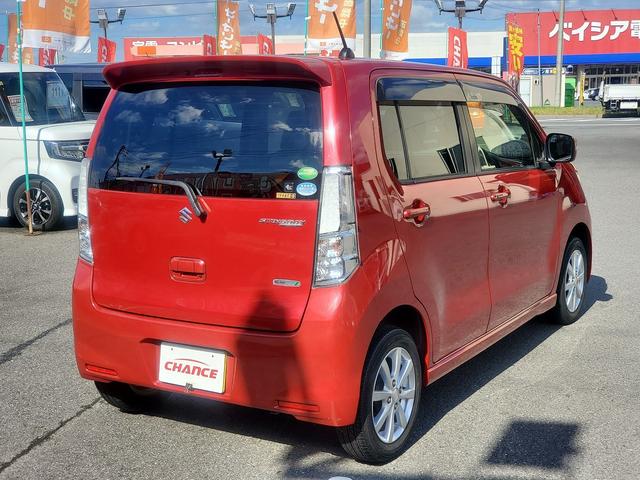 ワゴンＲスティングレー Ｘ　社外ナビ　ＣＤ　ＤＶＤ　Ｂｌｕｅｔｏｏｔｈ　バックモニター　スマートキー　プッシュスタート　レーダーブレーキサポート　アイドリングストップ　ＨＩＤライト　１４インチ純正アルミ（7枚目）