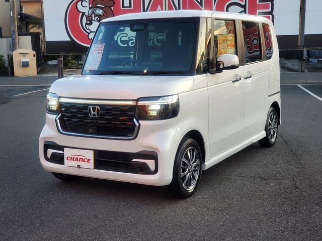 Ｎ－ＢＯＸカスタム ベースグレード　ナビ　Ｂｌｕｅｔｏｏｔｈ　フルセグＴＶ　バックカメラ　純正１４インチアルミ　左パワースライドドア　クルーズコントロール　ステリモ　ドライブレコーダー　スマートキー　シートヒーター（4枚目）