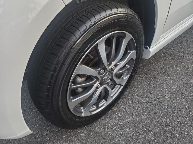 Ｎ－ＢＯＸカスタム ベースグレード　ナビ　Ｂｌｕｅｔｏｏｔｈ　フルセグＴＶ　バックカメラ　純正１４インチアルミ　左パワースライドドア　クルーズコントロール　ステリモ　ドライブレコーダー　スマートキー　シートヒーター（49枚目）