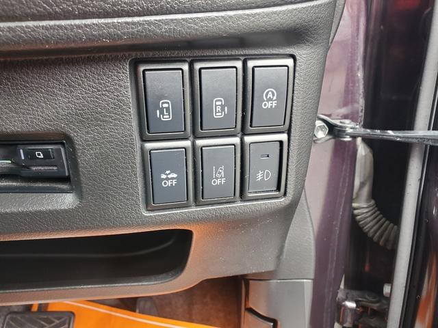 フレアワゴンカスタムスタイル XS SDナビ CD DVD Bluetooth シートヒーター HID フォグ オートライト 15インチ純正アルミ 両側パワースライドドア レーンアシスト アイドリングストップ 衝突軽減ブレーキ(43枚目)