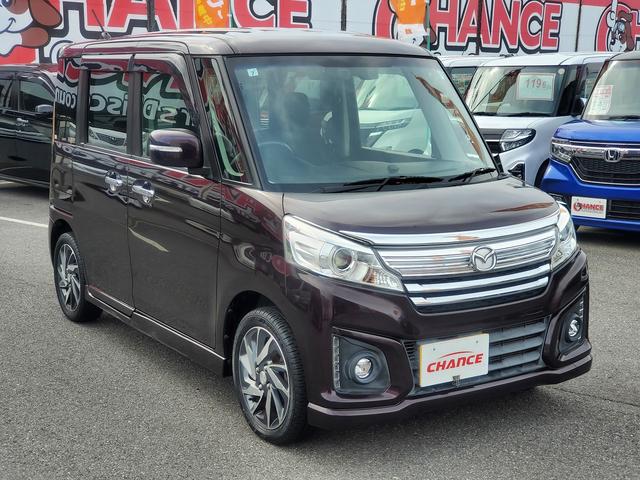 フレアワゴンカスタムスタイル XS SDナビ CD DVD Bluetooth シートヒーター HID フォグ オートライト 15インチ純正アルミ 両側パワースライドドア レーンアシスト アイドリングストップ 衝突軽減ブレーキ(74枚目)