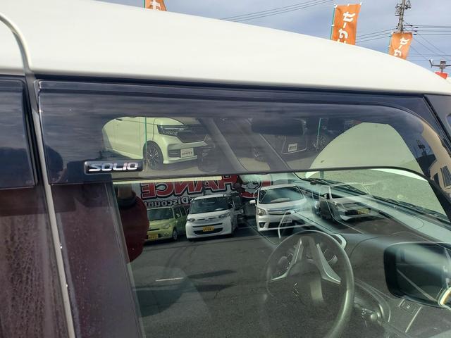 ソリオ G SDナビ CD DVD Bluetooth フルセグTV バックカメラ ETC 左パワースライドドア シートヒーター プッシュスタート スマートキー ドライブレコーダー オートライト(63枚目)