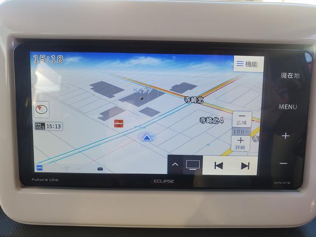 アルトラパン G SDナビ CD Bluetooth フルセグTV スマートキー プッシュスタート ドライブレコーダーFR ETC 衝突軽減(33枚目)