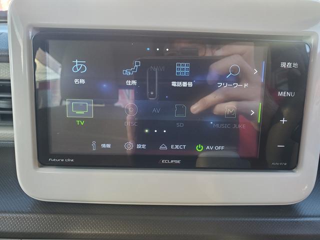 アルトラパン G SDナビ CD Bluetooth フルセグTV スマートキー プッシュスタート ドライブレコーダーFR ETC 衝突軽減(34枚目)