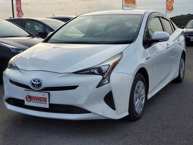 プリウス E 社外ナビ Bluetooth バックカメラ ステアリングリモコン プッシュスタート 15インチアルミ LEDライト スマートキー ETC ドライブレコーダー(3枚目)