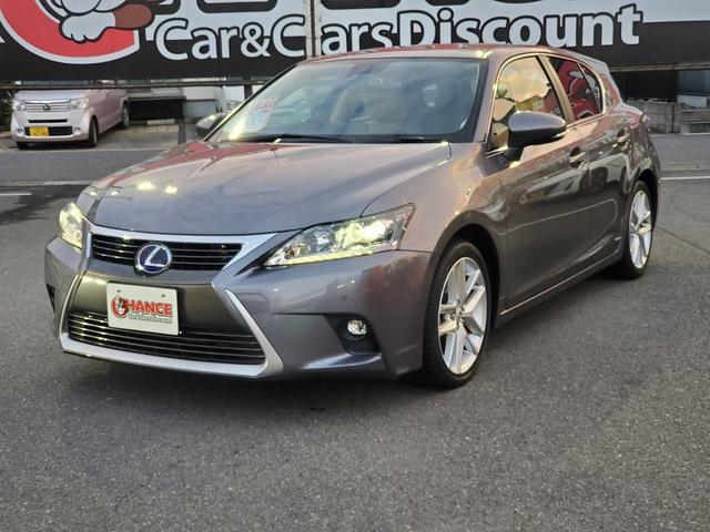 CT CT200h バージョンC SDナビ CD Bluetooth フルセグTV バックカメラ クルーズコントロール クリアランスソナー LEDライト フォグ ETC シートヒーター スマートキー 17インチアルミ(4枚目)